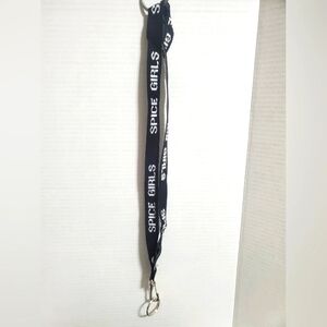 Vintage Spice Girls Black lanyard Keychain y2k 90s new